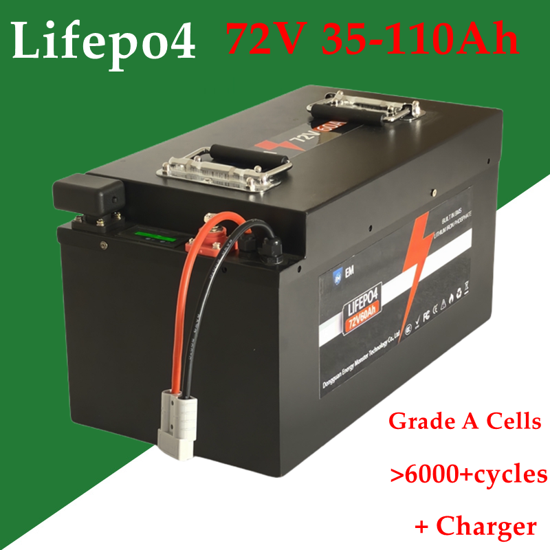 72V 35Ah Lithium Battery 40Ah  - 72V 60Ah Lifepo4 Battery Pack recension och pris