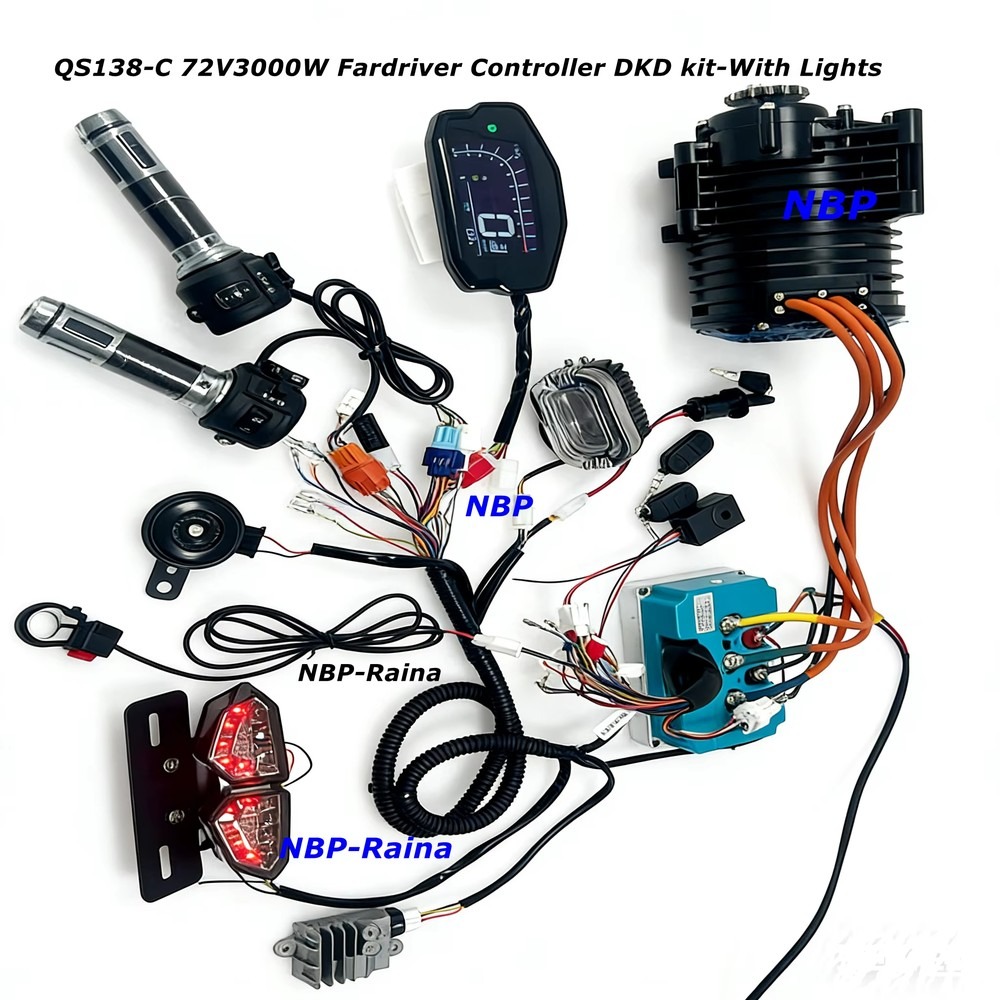 72V 3000W Mid Drive Motor Kit  - Mid Drive Motor Kit 72V 3000W recension och pris