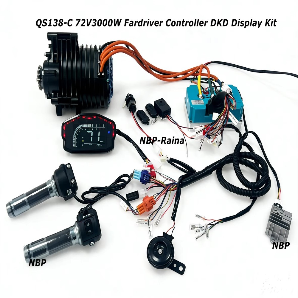 72V 3000W Mid Drive Motor Kit  - Mid Drive Motor Kit 72V 3000W recension och pris