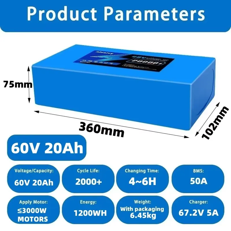  60V 20AH 30AH 21700 Lithium B - 60V 30Ah Electric Scooter Battery recension och pris