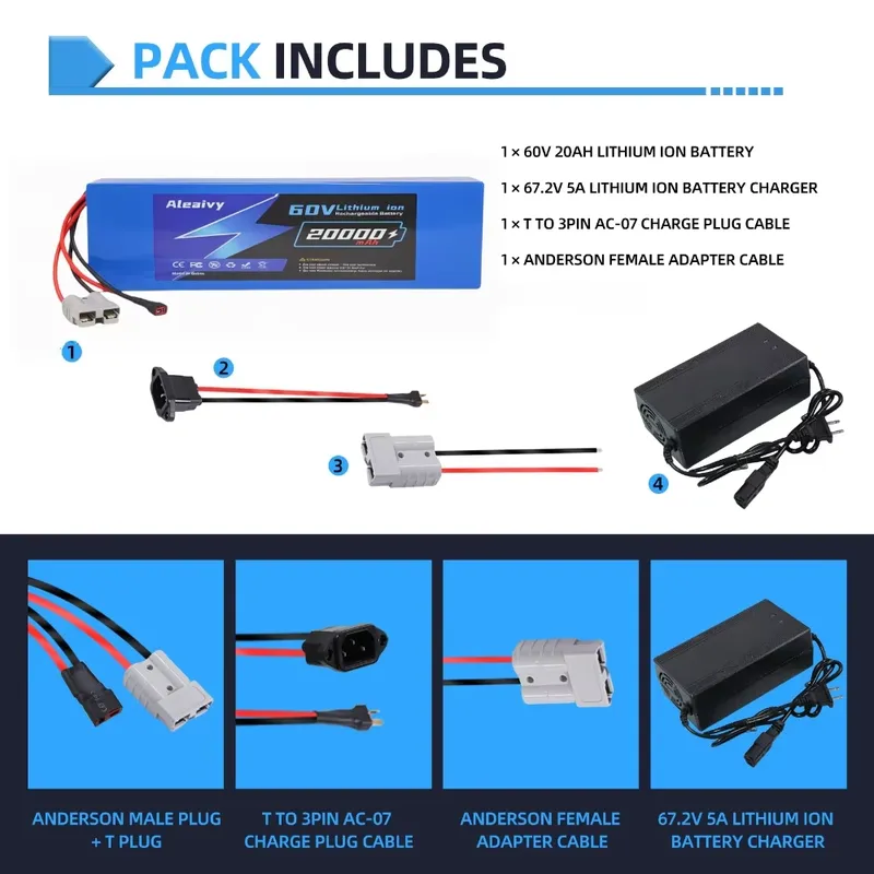  60V 20AH 30AH 21700 Lithium B - 60V 30Ah Electric Scooter Battery recension och pris