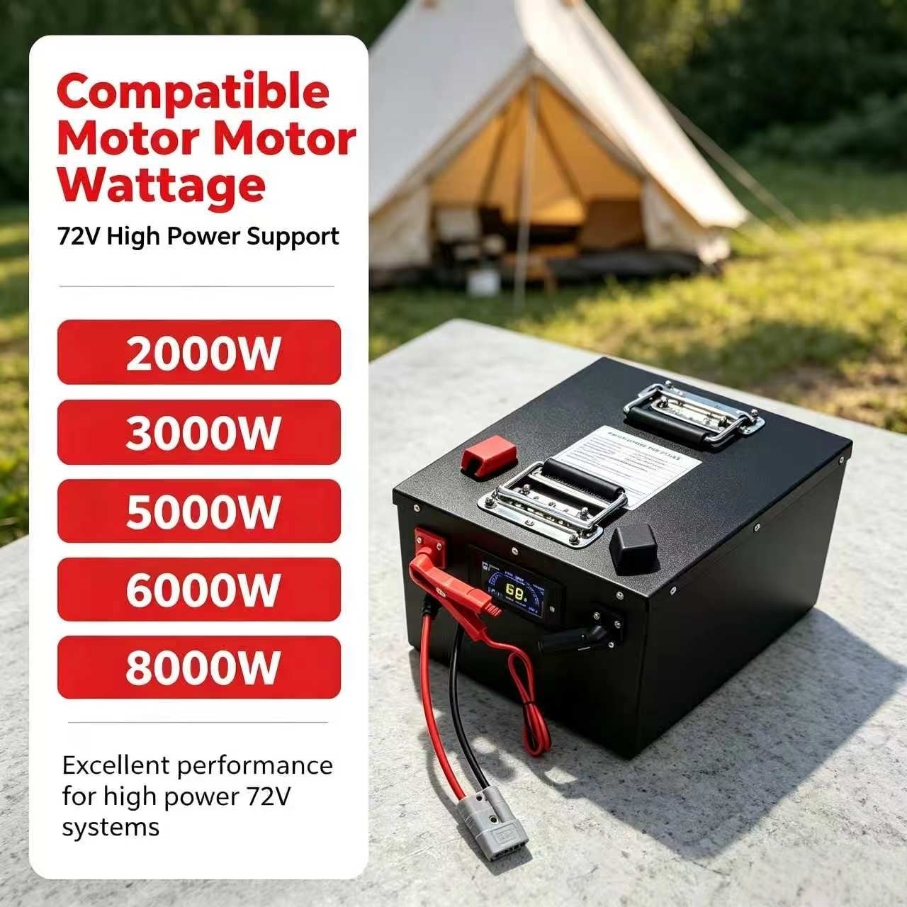 72V 50Ah 50A 60Ah 60 Ah 60A li - 72V 60Ah Lifepo4 Battery Pack recension och pris