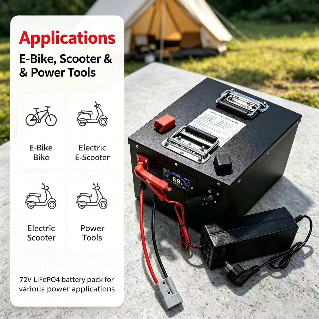 72V 50Ah 50A 60Ah 60 Ah 60A li - 72V 60Ah Lifepo4 Battery Pack recension och pris